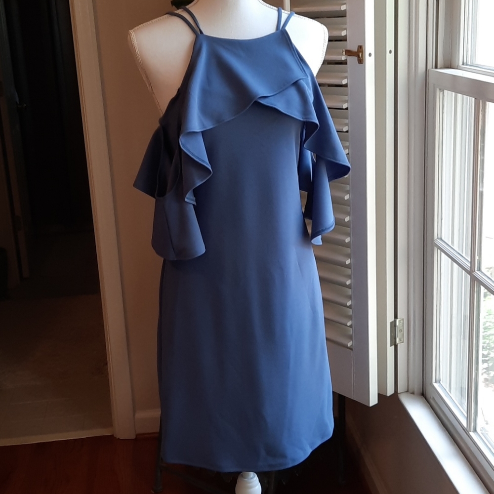 FIRST LOVE Blue Sundress, Size Large